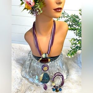 Spectacular Necklace and Bracelet Set